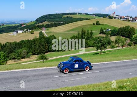 Kuernberg, österreich, 26. juli 2019, ennstal classic, Wettbewerb für Oldtimer Stockfoto