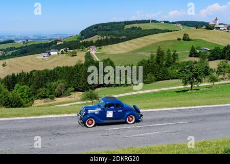 Kuernberg, österreich, 26. juli 2019, ennstal classic, Wettbewerb für Oldtimer Stockfoto