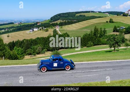 Kuernberg, österreich, 26. juli 2019, ennstal classic, Wettbewerb für Oldtimer Stockfoto