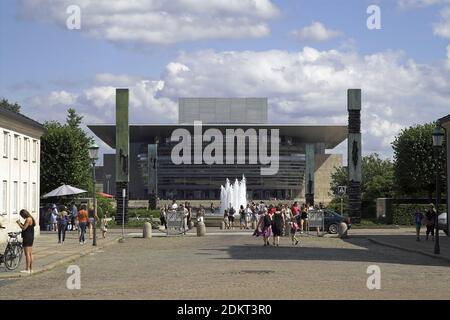 Kopenhagen, Kopenhagen, Dänemark, Dänemark, Dänemark; Opernhaus Kopenhagen; Königliche Oper; 哥本哈根歌劇院 Opera; Amalienborg Slotsplads Stockfoto