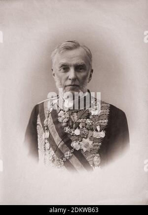 Retro-Foto von Graf Konstantin von der Pahlen. Russischer Reichsgraf Konstantin von Palen (deutsch: Magnus Konstantin Ferdinand Graf von der Pahlen; 18 Stockfoto