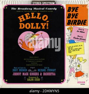 Hello Dolly & Bye Bye Birdie - Vintage Record Cover Stockfoto