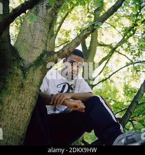 Grime und Hip-Hop-Künstler Wiley (Richard Kylea Cowie Jr.), London, Großbritannien. September 13, 2003. Stockfoto