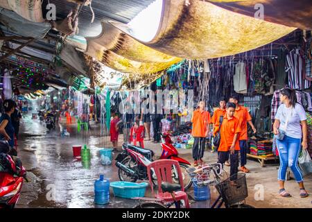 Surin, Thailand, Südostasien Chong Chom Grenzmarkt Stockfoto