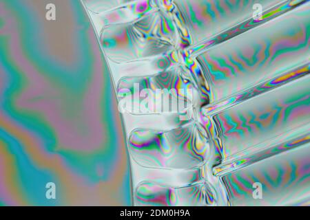 Psychedelic design that is reminiscent of the sixties. Stockfoto