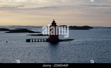 Norwegen November 2018 Tromso an Bord des Kreuzfahrtschiffes Kong Harald, das Teil der Hurtigruten-Flotte ist, auf einer Reise von Bergen nach Kirkenes in Norw Stockfoto