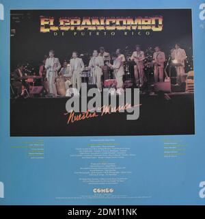 EL GRAN COMBO DE PUERTO RICO Nuestra Musica - Vintage Vinyl Schallplattenüber01 Stockfoto