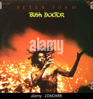 Peter Tosh - Bush Doctor - Vintage Vinyl Album Cover Stockfoto