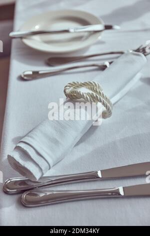 Werbung für Hochzeiten, Hochzeitsplaner, Hotels oder Restaurants, die für die Vorbereitung von Veranstaltungen verantwortlich sind. Stockfoto