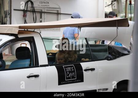 Prinz Carl Philip und Prinzessin Sofia Hellqvist von Schweden während ihrer Ferien auf Capri, Italien Stockfoto