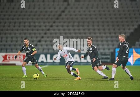 Aarhus Stadion, Aarhus, Dänemark. Dezember 2020. Geschenk-Links von Aarhus GF während Aarhus GF gegen AC Horsens im Aarhus Stadion, Aarhus, Dänemark. Kim Price/CSM/Alamy Live News Stockfoto