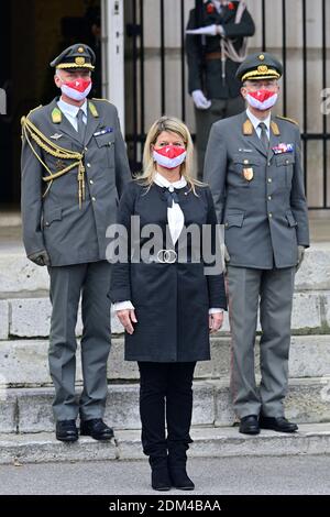 Austrian National Day 2020 With Vice Chancellor Werner Kogler Stock Photo