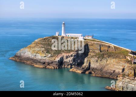 Süd-Stack, Holy Island, Anglesey, Wales, Vereinigtes Königreich Stockfoto