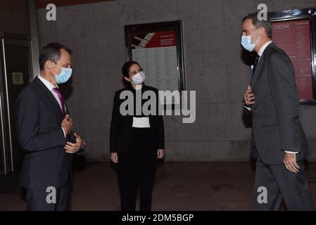 Madrid, Spanien. Dezember 2020. König Felipe VIbei den Empresariales CEIM Awards in Madrid am Mittwoch, den 16. November 2020. Quelle: CORDON PRESS/Alamy Live News Stockfoto