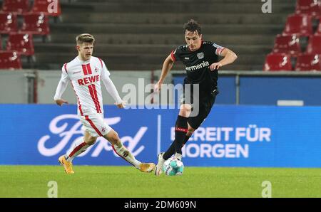 Stadt Köln, Deutschland. 16. Dez 2020. firo: 16.12.2020, Fußball, 1. Bundesliga, Saison 2020/2021, 1. FC Köln - Bayer 04 Leverkusen Duelle, Duell, Bayer Patrik Schick, Foto: Ralf Ibing/firo Sportfoto/Pool Quelle: dpa/Alamy Live News Stockfoto