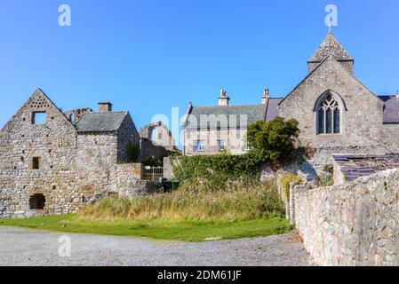 Penmon Priory, Isle of Anglesey, Wales, Vereinigtes Königreich Stockfoto