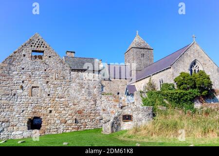 Penmon Priory, Isle of Anglesey, Wales, Vereinigtes Königreich Stockfoto