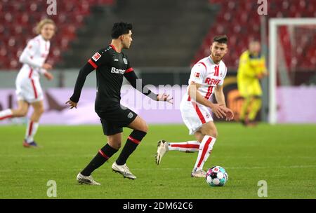 Stadt Köln, Deutschland. 16. Dez 2020. firo: 16.12.2020, Fußball, 1. Bundesliga, Saison 2020/2021, 1. FC Köln - Bayer 04 Leverkusen Duelle, Duell, Bayer Nadiem Amiri, Foto: Ralf Ibing/firo Sportfoto/Pool Quelle: dpa/Alamy Live News Stockfoto