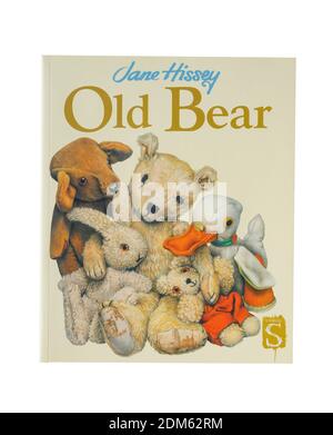 Old Bear Buch von Jane Hissey, Greater London, England, Vereinigtes Königreich Stockfoto