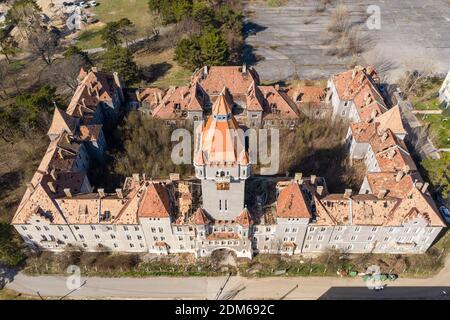 Abandoned army fort in Hajmasker, Hungary Stock Photo