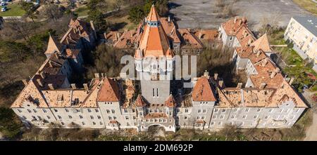 Abandoned army fort in Hajmasker, Hungary Stock Photo