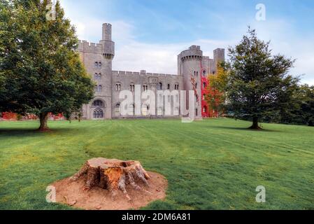 Penrhyn Castle, Llandegai, Wales, Vereinigtes Königreich Stockfoto