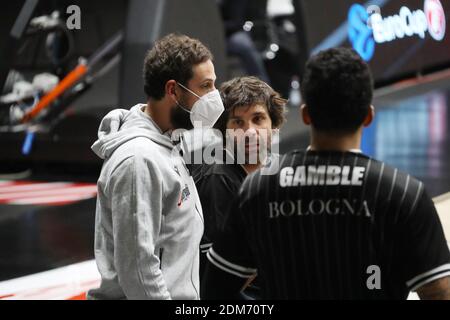 Bologna, Italien. Dezember 2020. 16/12/2020 - Marco Belinelli von Segafredo Virtus Bologna vor dem Eurocup-Spiel Virtus Segafredo gegen Antwerpen Telnet Giants - ph: Michele Nucci/LM Credit: Michele Nucci/LPS/ZUMA Wire/Alamy Live News Stockfoto