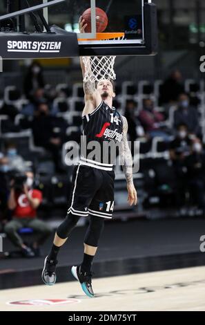 Bologna, Italien. Dezember 2020. 16/12/2020 - Josh Adams von Segafredo Virtus Bologna während des Eurocup-Spiels Virtus Segafredo gegen Antwerpen Telnet Giants - ph: Michele Nucci/LM Credit: Michele Nucci/LPS/ZUMA Wire/Alamy Live News Stockfoto