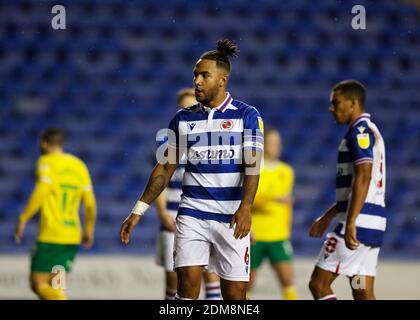 Madejski Stadium, Reading, Berkshire, Großbritannien. Dezember 2020. English Football League Championship Football, Reading versus Norwich City; Liam Moore of Reading Credit: Action Plus Sports/Alamy Live News Stockfoto