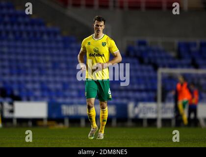 Madejski Stadium, Reading, Berkshire, Großbritannien. Dezember 2020. English Football League Championship Football, Reading versus Norwich City; Christoph Zimmermann of Norwich City Kredit: Action Plus Sports/Alamy Live News Stockfoto