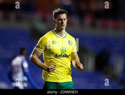 Madejski Stadium, Reading, Berkshire, Großbritannien. Dezember 2020. English Football League Championship Football, Reading versus Norwich City; Christoph Zimmermann of Norwich City Kredit: Action Plus Sports/Alamy Live News Stockfoto