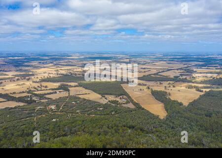 Ländliche Landschaft von Western Australia Stockfoto