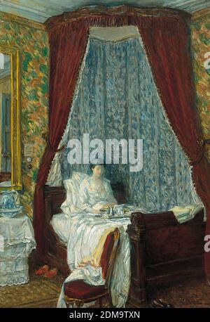 The French Breakfast 1910 American Impressionist Gemälde von Childe Hassam - sehr hohe Auflösung und Qualität Bild Stockfoto