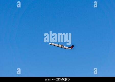 RICHMOND, KANADA - 05. APRIL 2020: Flugzeug der Fluggesellschaft Air Canada und der größten Fluggesellschaft Kanadas. Stockfoto