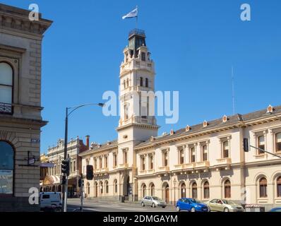 Das ehemalige Postamt in der Lydiard Street - Ballarat, Victoria, Australien Stockfoto