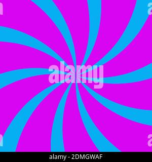 Ein abstraktes neonfarbenes Hintergrundbild mit wirbelnden Lichtern. Stockfoto