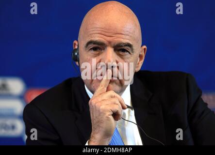 Foto vom 01-12-2017 des FIFA-Präsidenten Gianni Infantino. Stockfoto