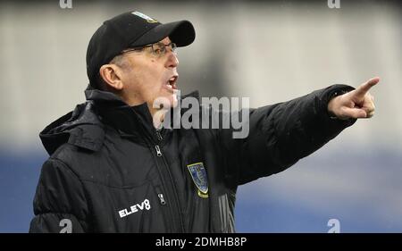 Datei Foto vom 08-12-2020 von Sheffield Mittwoch Manager Tony Pulis. Stockfoto