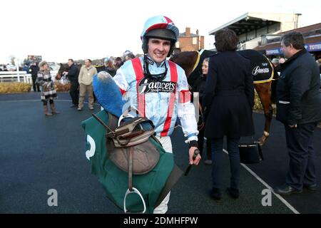 Aktenfoto vom 10-01-2015 von Jockey Liam Treadwell. Stockfoto