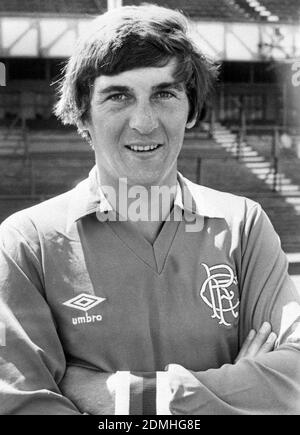 Aktenfoto vom 23-08-1978 von Tom Forsyth, Glasgow Rangers. Stockfoto