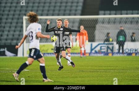 Aarhus Stadion, Aarhus, Dänemark. Dezember 2020. Casper Tengstedt von AC Horsens während Aarhus GF gegen AC Horsens im Aarhus Stadion, Aarhus, Dänemark. Kim Price/CSM/Alamy Live News Stockfoto