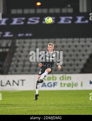 Aarhus Stadion, Aarhus, Dänemark. Dezember 2020. Thor lange von AC Horsens bei Aarhus GF gegen AC Horsens im Aarhus Stadium, Aarhus, Dänemark. Kim Price/CSM/Alamy Live News Stockfoto