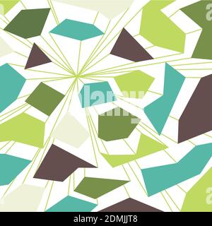 Zukunft grün abstrakt bunten Hintergrund mit Linien. Abstraktes Muster mit Linien. Vektorgrafik EPS.8 EPS.10 Stock Vektor