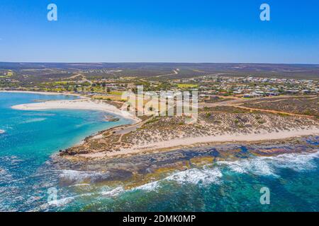 Küste des Indischen Ozeans in Kalbarri, Australien Stockfoto