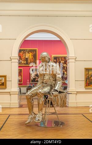 SYDNEY, AUSTRALIEN, 30. DEZEMBER 2019: Interieur der Art Gallery of New South Wales in Sydney, Australien Stockfoto