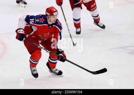 Moskau, Russland - 2020. Dezember 12: #15 Pavel Karnaukhov Stockfoto