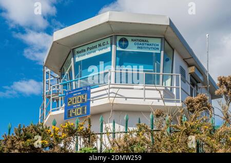 Nells Point National Coastwatch Institution on Barry Island South Wales, UK Stock Photo