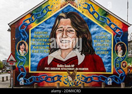 Belfast, Nordirland. Mai 2016. Graffiti und Street Art am 1. Mai 2016 in Belfast, Nordirland, Großbritannien. Stockfoto