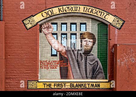 Belfast, Nordirland. Mai 2016. Graffiti und Street Art am 1. Mai 2016 in Belfast, Nordirland, Großbritannien. Stockfoto