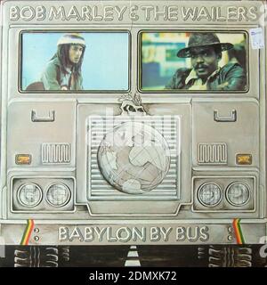 Bob Marley & The Wailers - Babylon by Bus (2LP) - Vintage Vinyl Album Cover Stockfoto